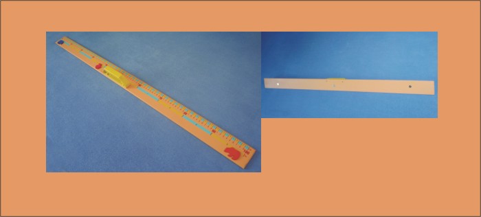 Linia tablicowy 1 m kolor magnetyczny