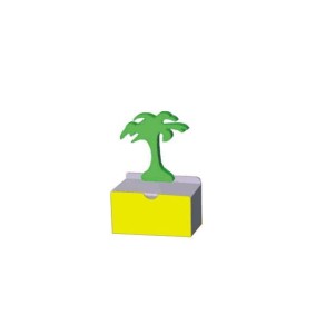 Meble przedszkolne segment mały z palmą