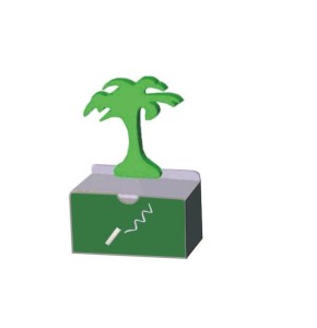 Meble przedszkolne segment mały do pisania kredą