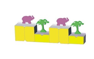 Meble przedszkolne zestaw D