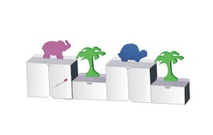 Meble przedszkolne zestaw E