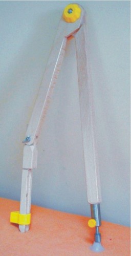 Cyrkiel tablicowy na pisak i kredę