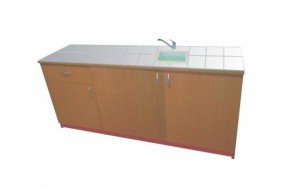 Stolik laboratoryjny pełny jednokomorowy maksi 195