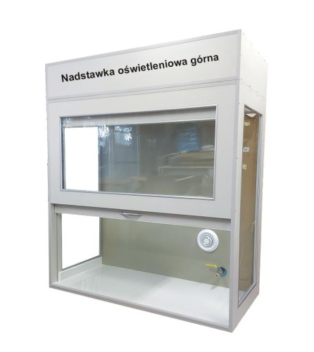 Nadstawka oświetleniowa górna dygestorium