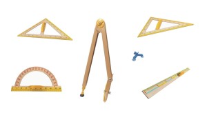 Komplet przyrządów tablicowych