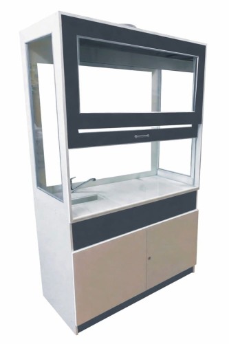 Dygestorium modern Pro-III glass popiel