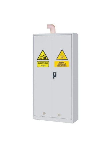 Szafa na odczynniki chemiczne wyciąg grawitacyjny