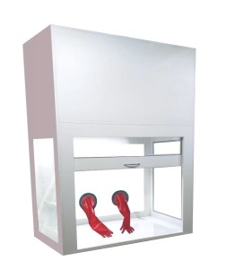 Dygestorium nastołowe Pro-V glass z komorą rękawicową