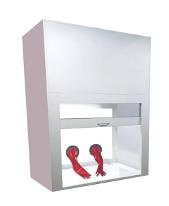 Dygestorium nastołowe Pro-V typ C z komorą rękawicową