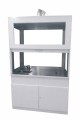 Dygestorium stal nierdzewna Pro-III glass popiel