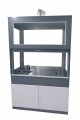 Dygestorium stal nierdzewna Pro-III glass modern