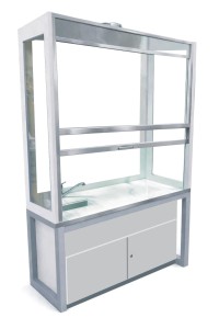 Dygestorium na stelażu metalowym Pro-III glass