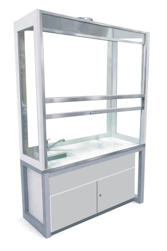 Dygestorium laboratoryjne na stelażu metalowym Pro-III glass popiel