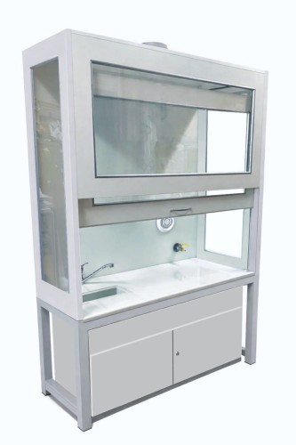 Dygestorium laboratoryjne na postumencie metalowym Pro-II popiel