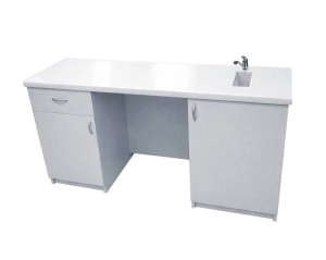 Stolik laboratoryjny podwójny jednokomorowy 140