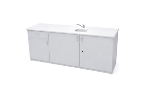 Stolik laboratoryjny pełny jednokomorowy mini 195