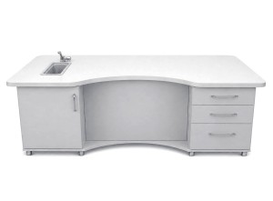 Stolik laboratoryjny finezja jednokomorowy mini 195