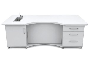 Stolik laboratoryjny finezja jednokomorowy mini 195
