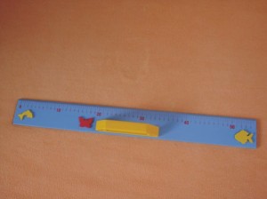 Liniał tablicowy 0,5 m kolor