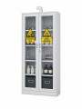 Szafa na odczynniki chemiczne przeszklona grawitacyjna popiel