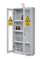 Szafa na odczynniki chemiczne przeszklona grawitacyjna popiel