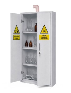 Szafa laboratoryjna laminowana z wyciągiem 