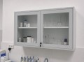Szafka laboratoryjna otwierana oszklona 100 cm popiel