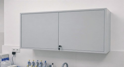 Szafka laboratoryjna otwierana pełna 120 cm popiel