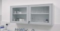 Szafka laboratoryjna otwierana oszklona 120 cm popiel