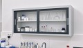 Szafka laboratoryjna przesuwna oszklona 120 cm modern
