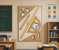 Tablica z przyrządami bajkowymi magnetyczna pionowa