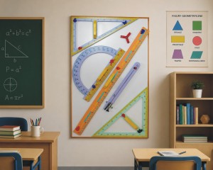 Tablica z przyrządami kolor magnetyczna 