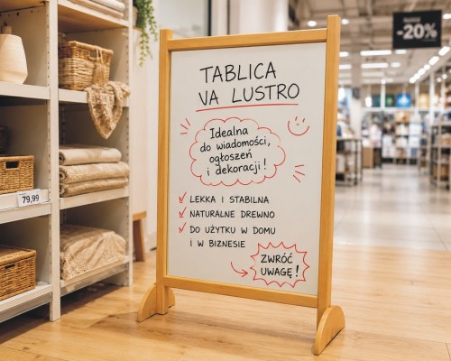 Tablica informacyjna stacjonarna na pisak
