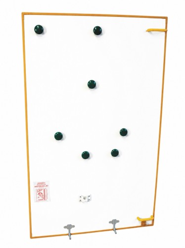 Tablica na przyrządy biała pionowa