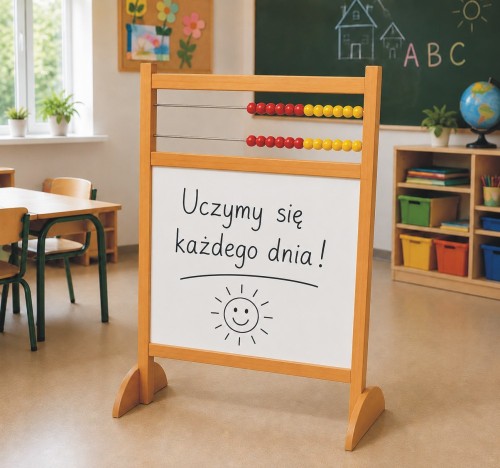 Liczydło demonstracyjne typu B z tablicą stacjonarne na pisak