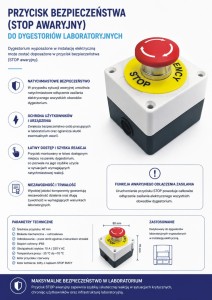 Wyłącznik bezpieczeństwa dygestorium