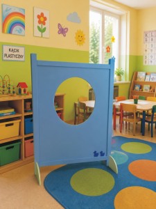 Kącik przedszkolaka panel okno