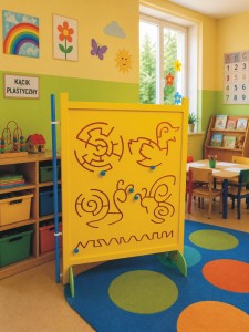 Kącik przedszkolaka panel ścianka manipulacyjna