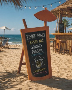 Tablica reklamowa drink stacjonarna