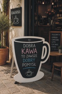 Potykacz reklamowy stacjonarny