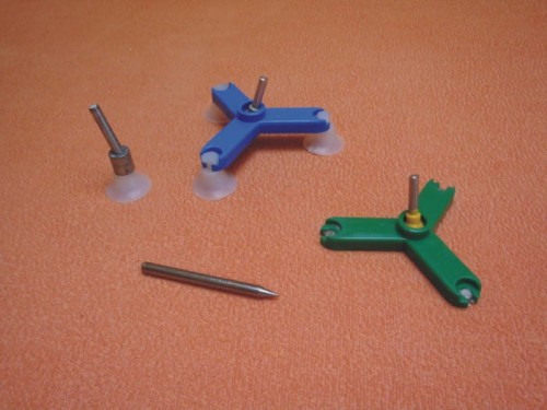 Komplet trójnogów do cyrkli drewnianych