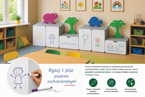 Meble przedszkolne zestaw E