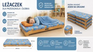 Łóżeczko przedszkolne 