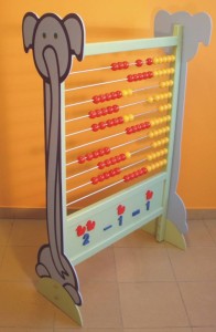 Liczydło ze słoniem stacjonarne