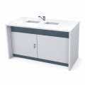 Stolik laboratoryjny komfort dwukomorowy mini modern