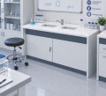 Stolik laboratoryjny komfort dwukomorowy mini pracownia