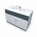 Stolik laboratoryjny dwukomorowy mini modern
