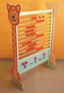 Liczydło z kotem stacjonarne