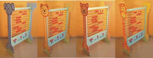 Komplet liczydeł bajkowych stacjonarne 4szt.