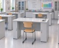 Stolik laboratoryjny uczniowski jednokomorowy w pracowni